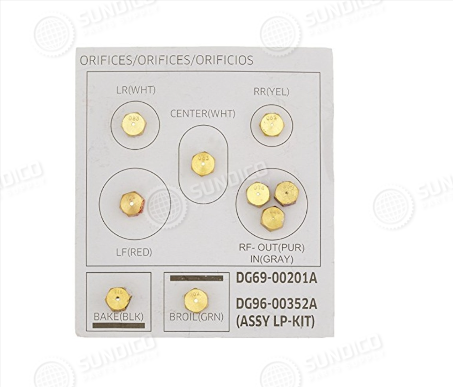 Fisher&Paykel 535320 Range/Oven KIT CONV NG TO LP CG365 FLUSH