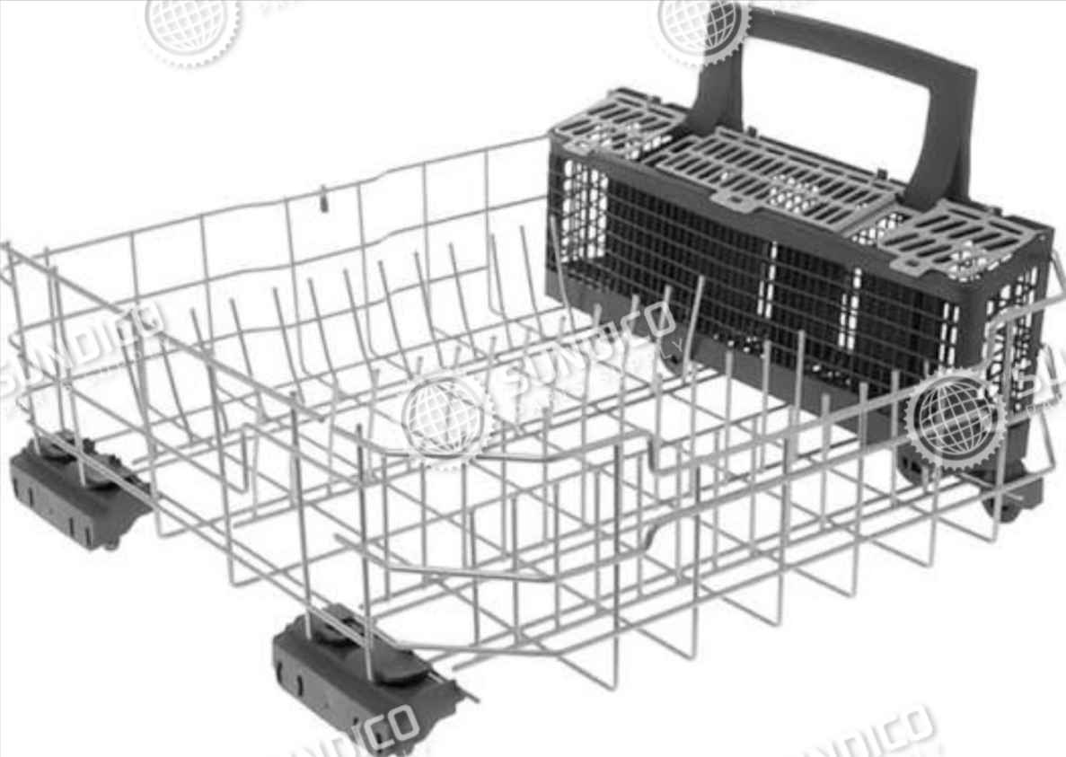 General Electric WD28X30223 Dishwasher Lower Rack Assembly