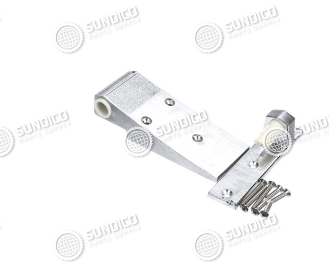 American Panel 9C-1245 Commercial Refrigeration Hinge, Flush Offset Brushed Chrome