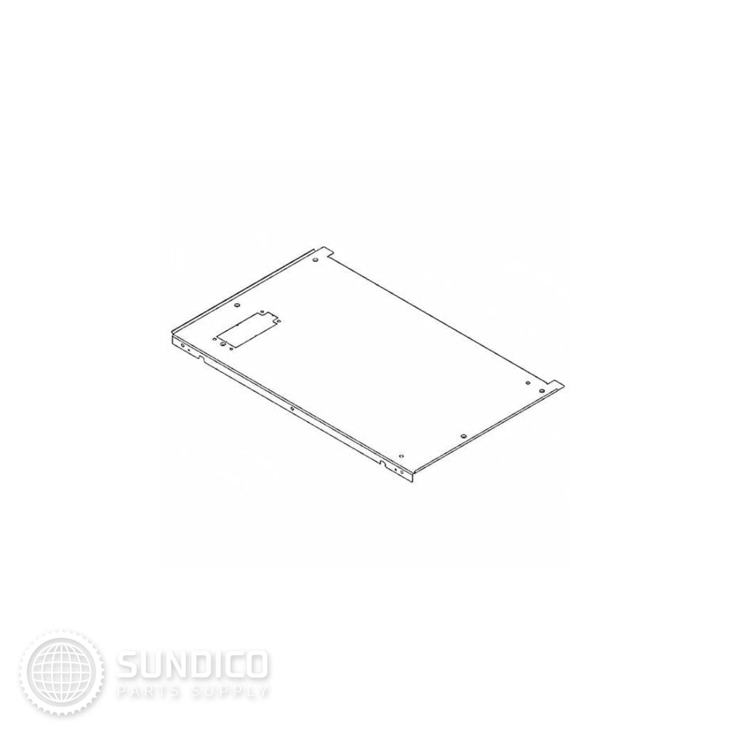 Whirlpool W10680059 Range Broil Drawer Bottom Panel