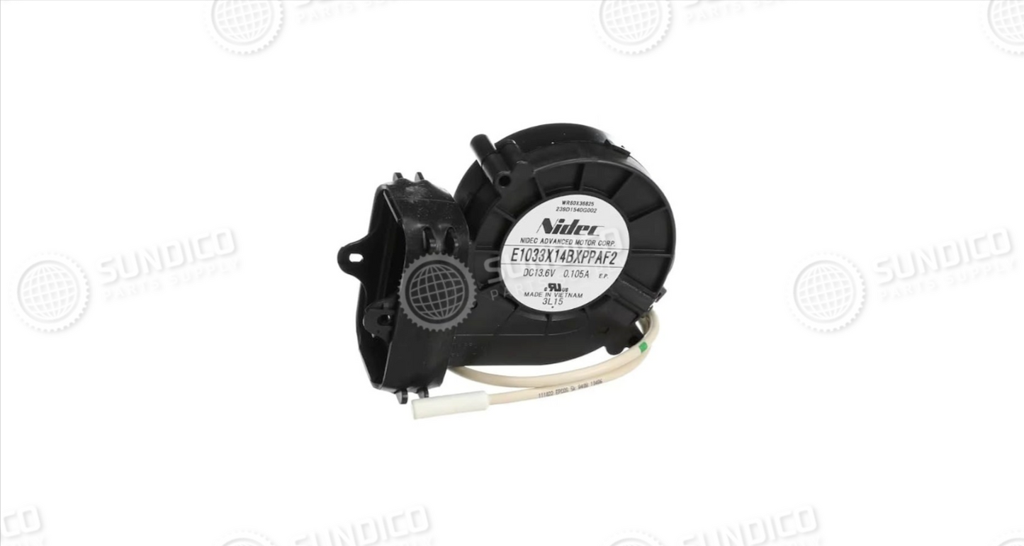 GE WR60X10342 Refrigerator Icemaker Fan with Thermistor