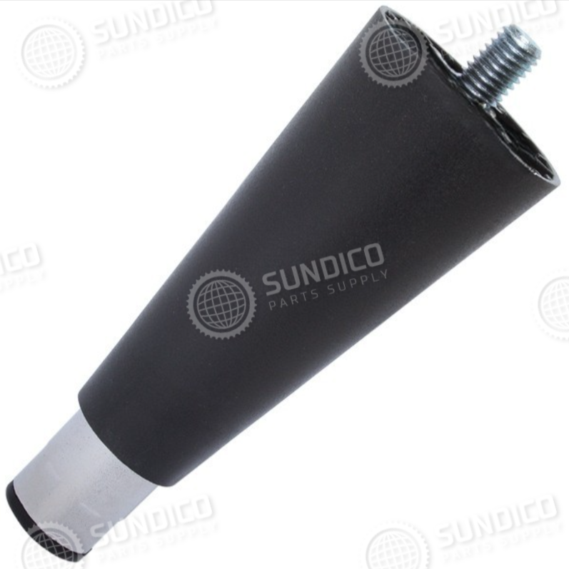 Continental 50203 Refrigerator Leg, 6", 1/2" X 13 Stud BR CHM