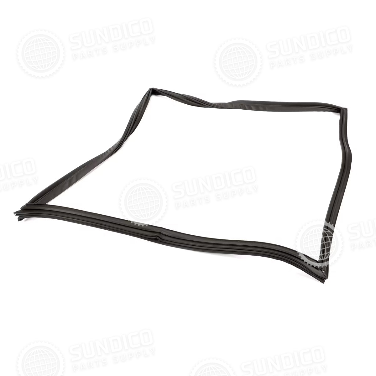 Continental 2-706B Commercial Refrigeration Door Gasket, 24-1/2" X 25-1/4" Black