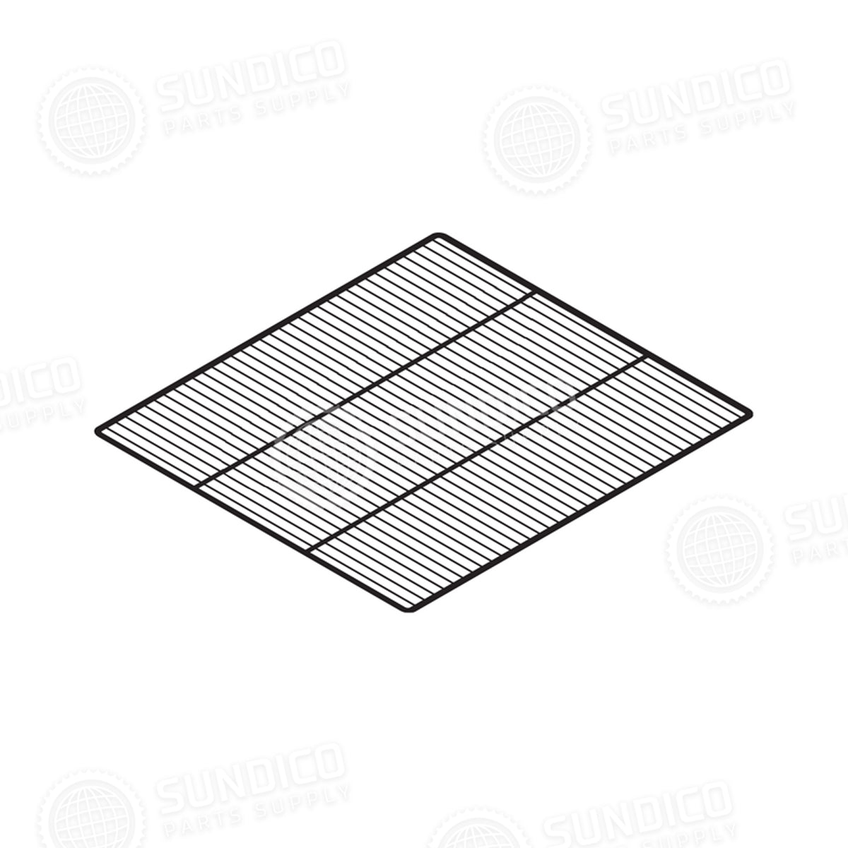 Migali SHELF Refrigeration White Epoxy Shelf, 20-1/2 x 25-1/8