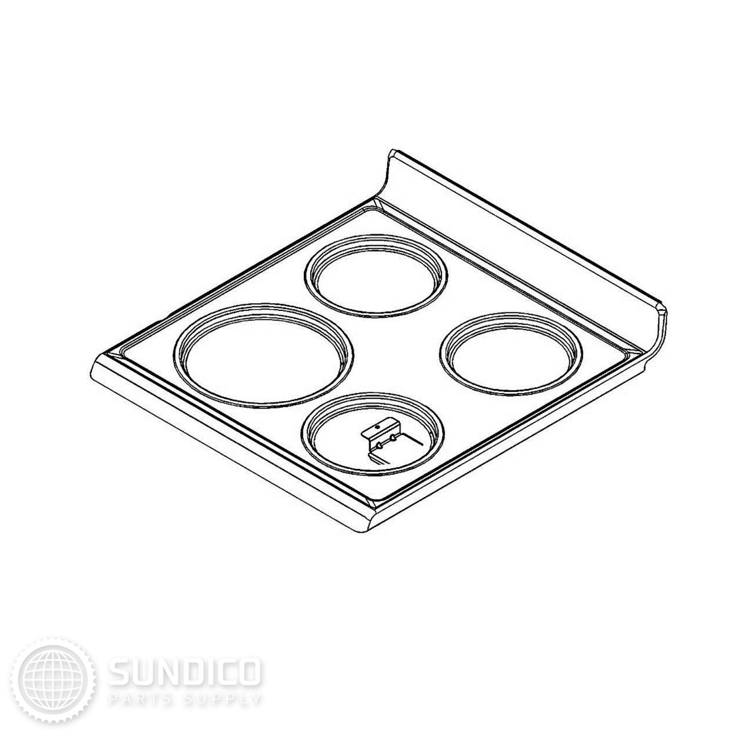 Whirlpool W10175582 Cooktop Electrical Cktp 20"