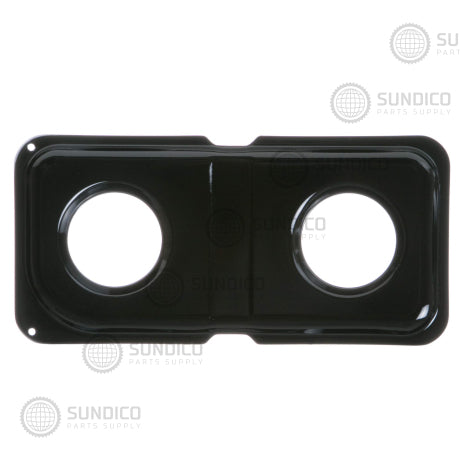 GE LH DBL GAS DRIP PAN - BLACK WB34K10010