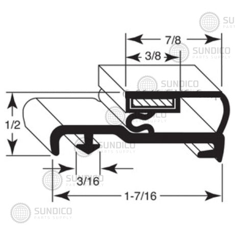 ARDCO GASKET, 23-1/4 X 54 -SV- 02-81055-0001