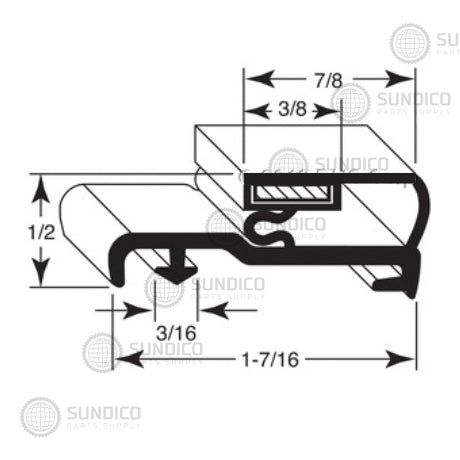 ARDCO GASKET, 23-1/4 X 63-1/16 -SV- 02-81055-0002