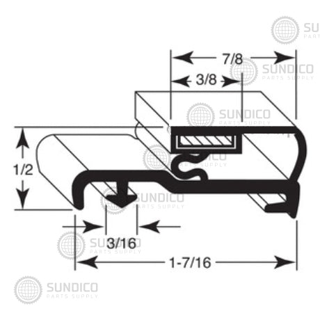 ARDCO GASKET, 26 X 63-1/16 -SV- 02-81055-0003