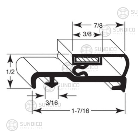 ARDCO GASKET, 23 X 72 4S -SV- 02-81055-0097