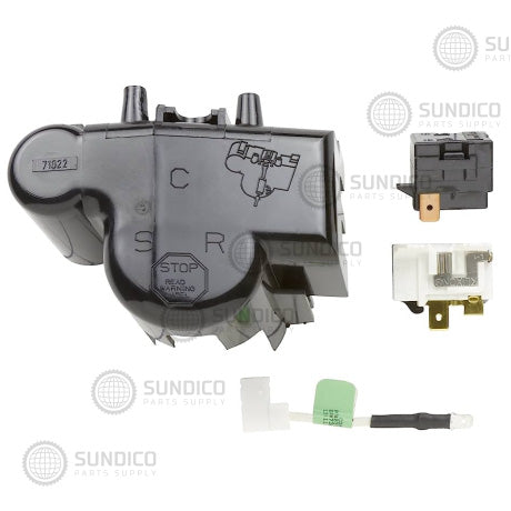 Whirlpool Refrigerator Compressor Overload and PTC Start Relay Kit 12002794