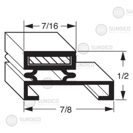 ARDCO GASKET, 24-1/2 X 61-1/2 -SV- 13071-P003