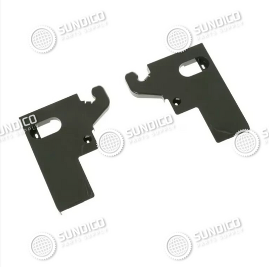 General Electric WR17X27868 Refrigerator Dark Gray Hinge End Cap Assembly