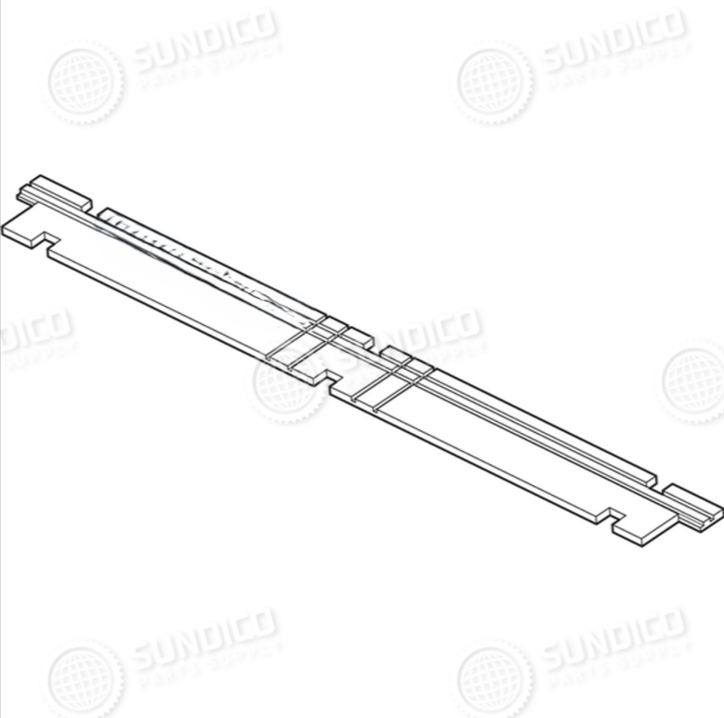 Bally 004418 Refrigeration Threshold Heater Guide Assembly 36"