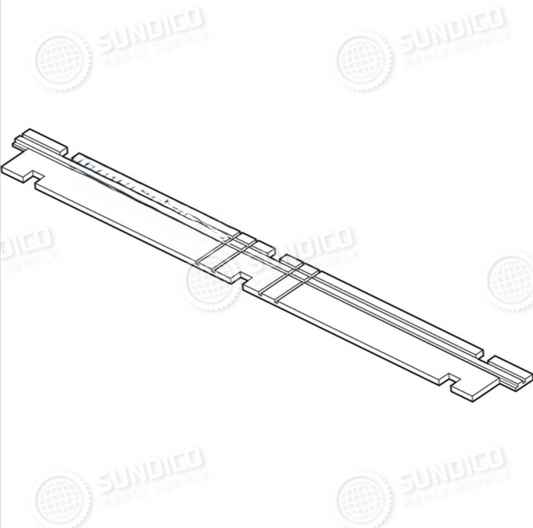 Bally 004418 Refrigeration Threshold Heater Guide Assembly 36"