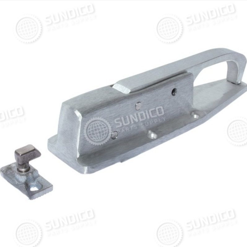 BALLY 016558 Refrigerator Latch, Flush Offset Satin Finish