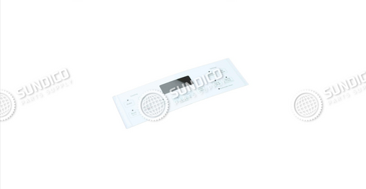 General Electric WB27T11014 Range White Faceplate Graphics