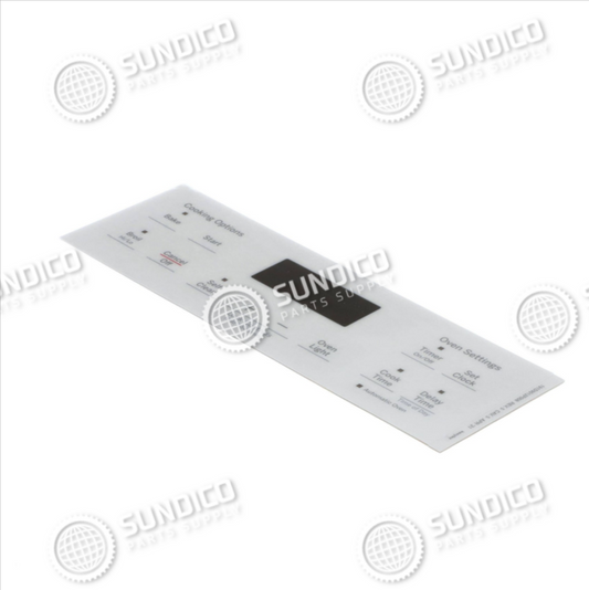 General Electric WB07X26652 Range White Faceplate Graphics