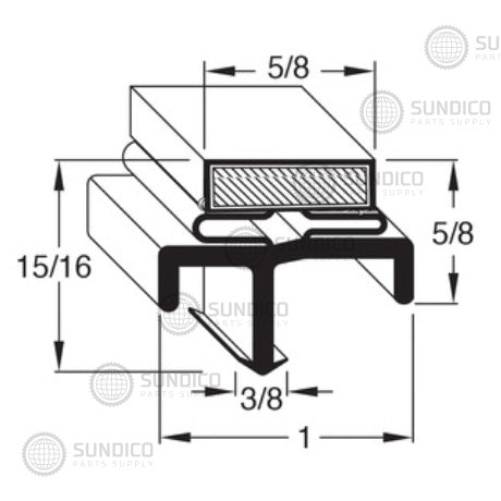 AMERICAN PANEL GASKET, 38-1/2 X 84 OD 3S 9A-3684