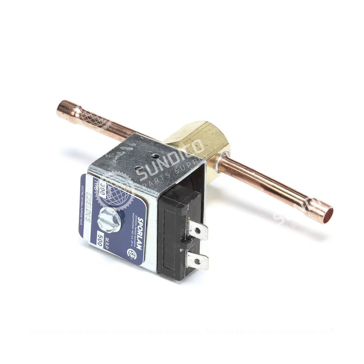 Continental 40781 Refrigeration Solenoid Valve, 120V, 50/60 Hertz