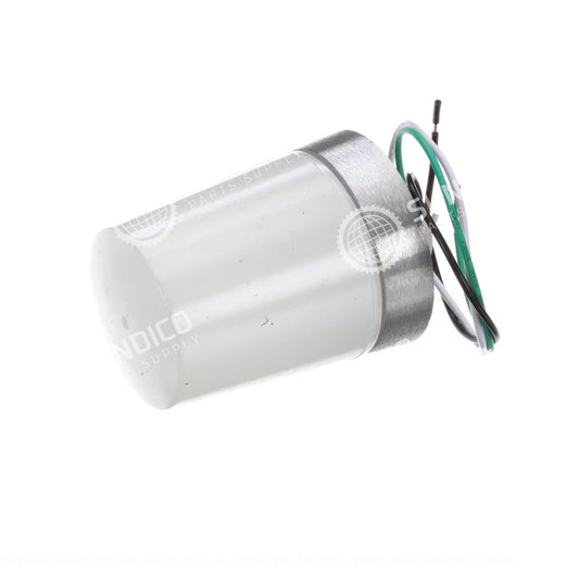 Continental 10240A Commercial Refrigeration Light Fixture With Milky Globe