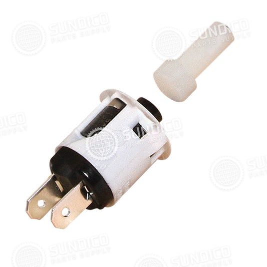 Continental 45250 Commercial Refrigeration Switch, Push Button, 125V