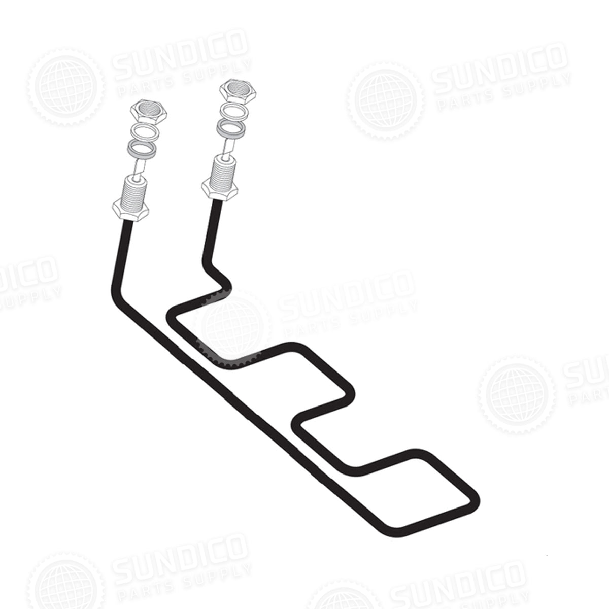 Federal 40-15582 Commercial Refrigeration Condensate Pan Heater, 120V, 800W