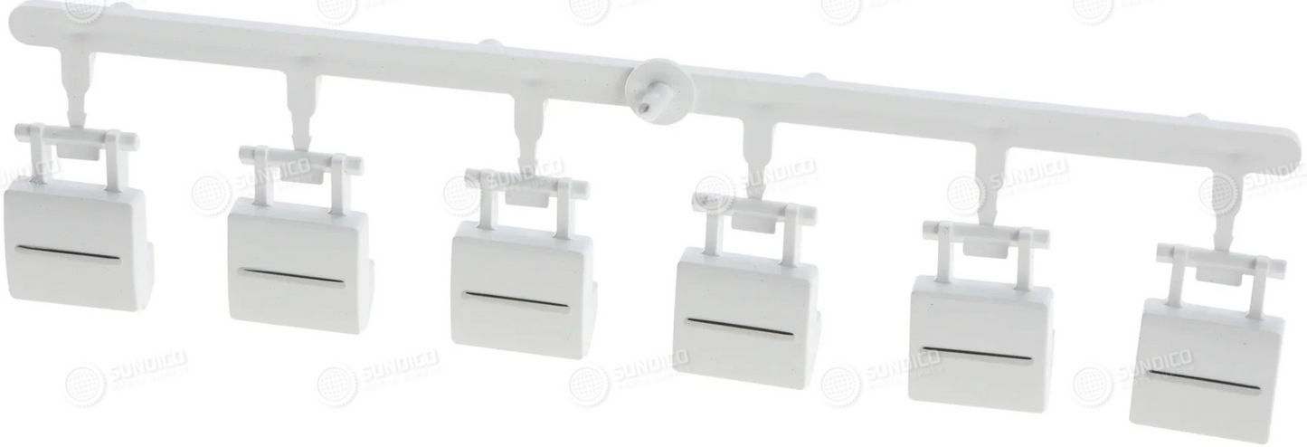 00600033 Bosch Dishwasher White Control Panel Button Set