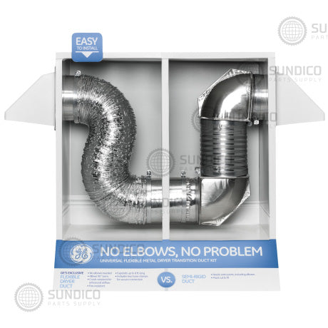 GE 4" X 8' RIGIFLEX DRYER DUCT PM08X10085