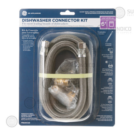 GE 6'BRAIDED DW CONN KIT-UNIV PM28X326