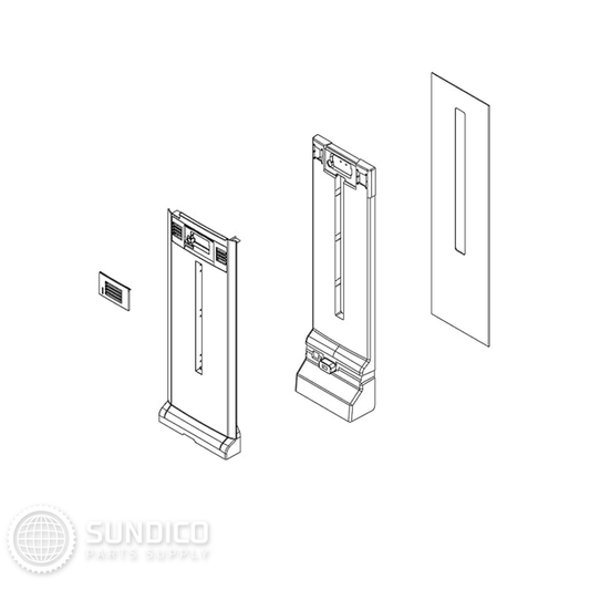 Whirlpool W11373136 Refrigerator Air Tower Assembly