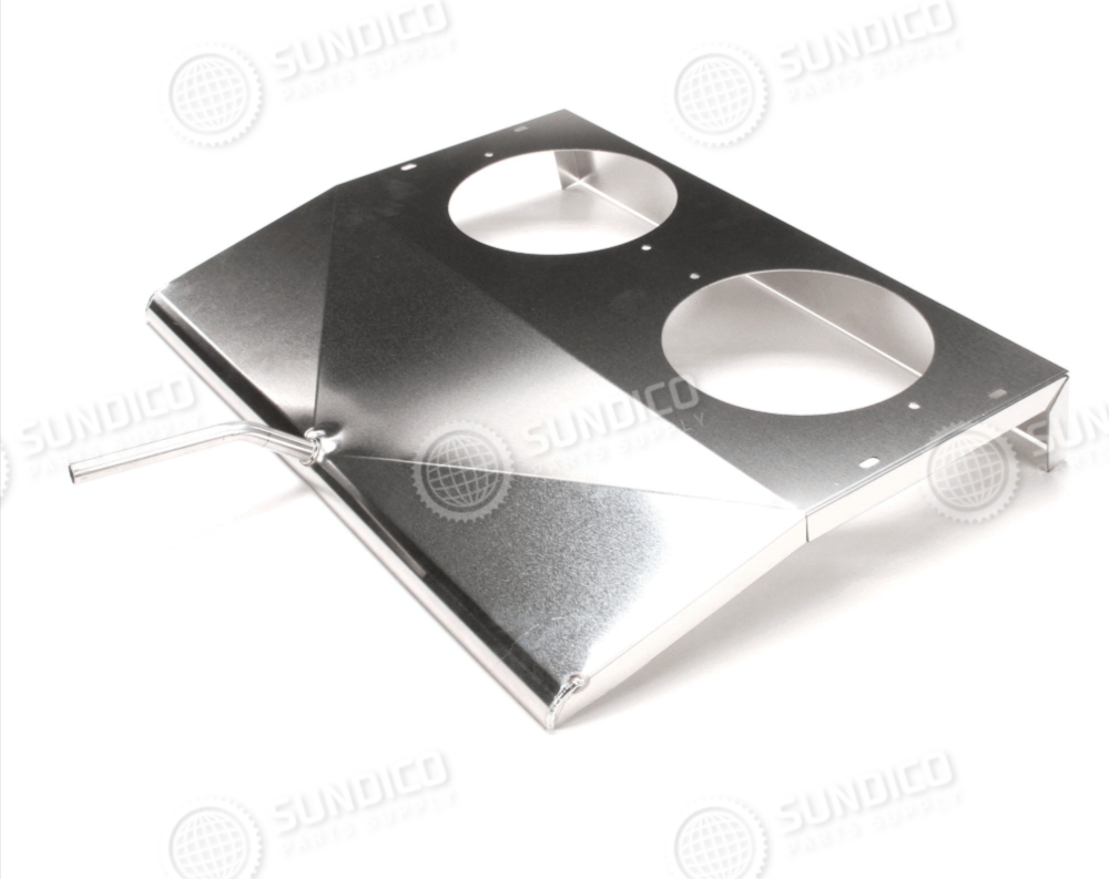 Continental CM6-0631 Refrigeration Drain Pan, 33-5/8" Galvanized Steel