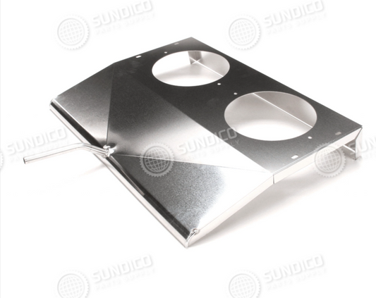 Continental CM6-0631 Refrigeration Drain Pan, 33-5/8" Galvanized Steel